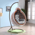 Modern Rattan Furniture Hanging Egg Shape Swing Chair